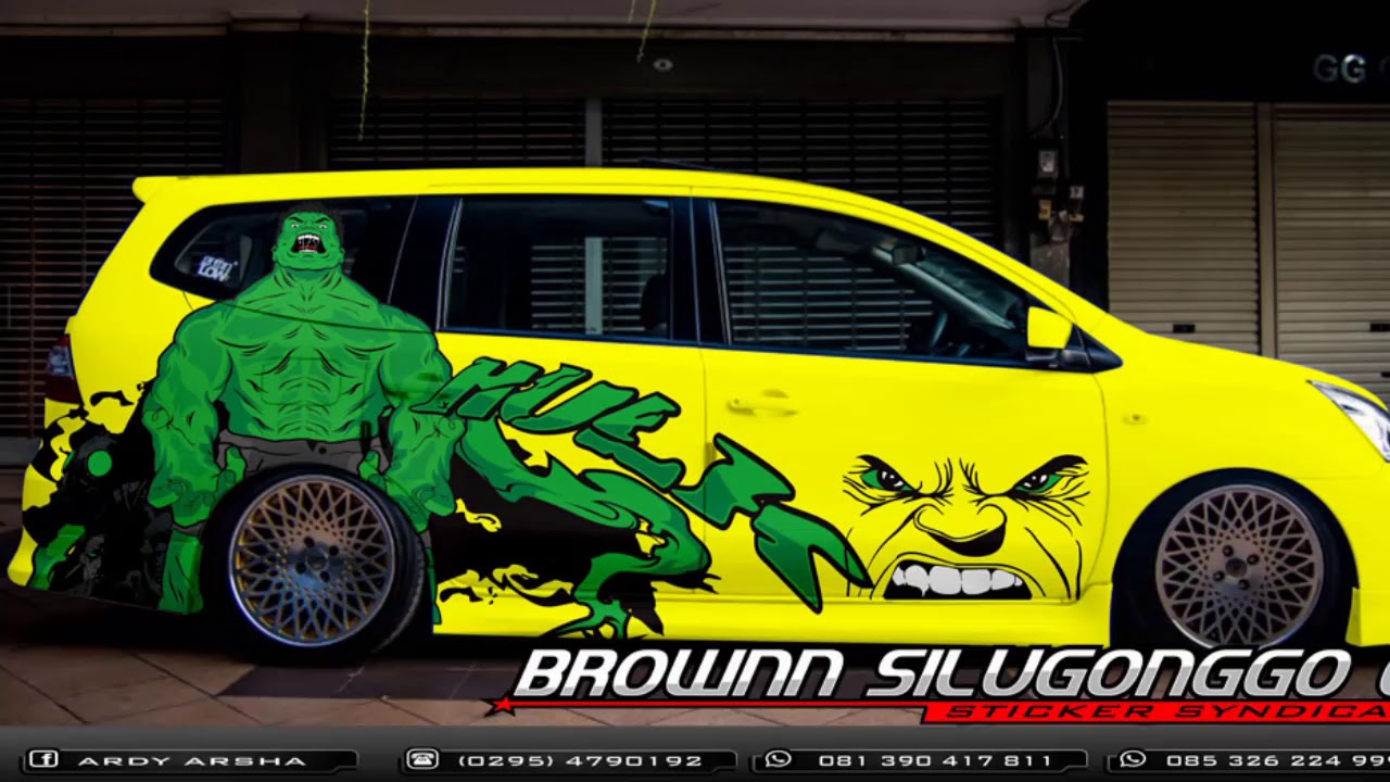 Kumpulan Modifikasi Sticker Hulk Keren YouTube