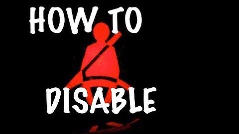 FORD Seatbelt Alarm Disable 1999 - 2004