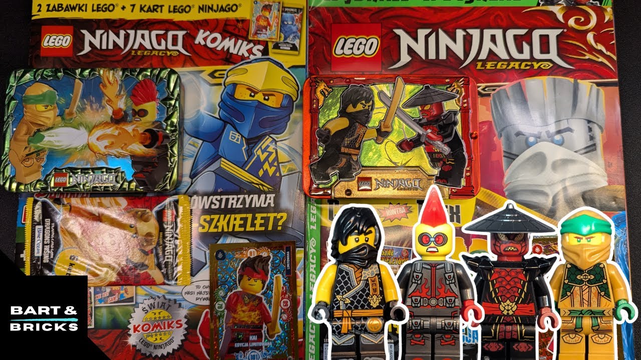 Opening 2 LEGO Ninjago Metal Boxes - Cole, Drix, Lloyd & Miss