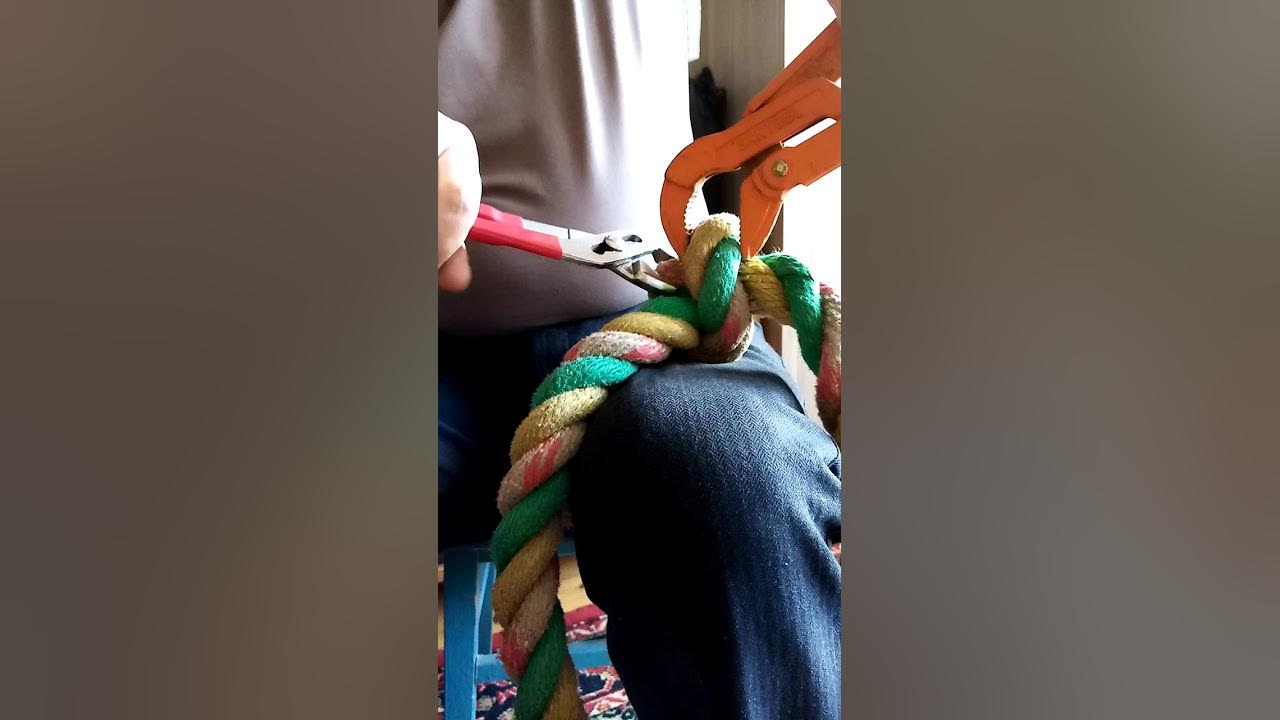 Как развязать узел на ленте Как развязать узел на канате. - YouTube