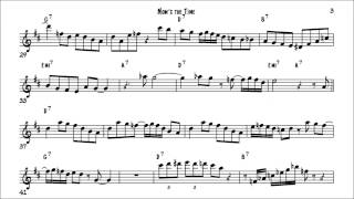 Charlie Parker Now's the time (no.1) Solo Transcription