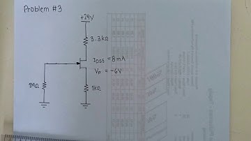 JFET/DMOSFET Problem #3 (Self Bias)