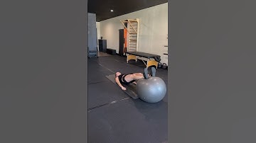 Stability Ball Hamstring Curl
