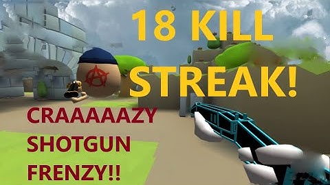 18 KILL STREAK! | CRAZY SHOTGUN RAMPAGE! | Shell Shockers