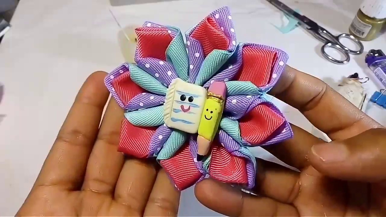 MOÑO ESCOLAR FACIL DE HACER - YouTube