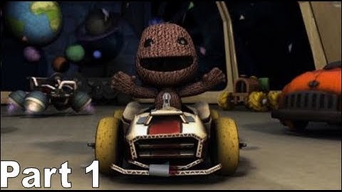 Little Big Planet Karting Walkthrough-Getting Started Tutorial (part1)