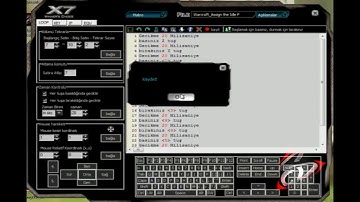 A4 Tech X7 Mouse & Cabalonline Macro Settings - Ayarlar