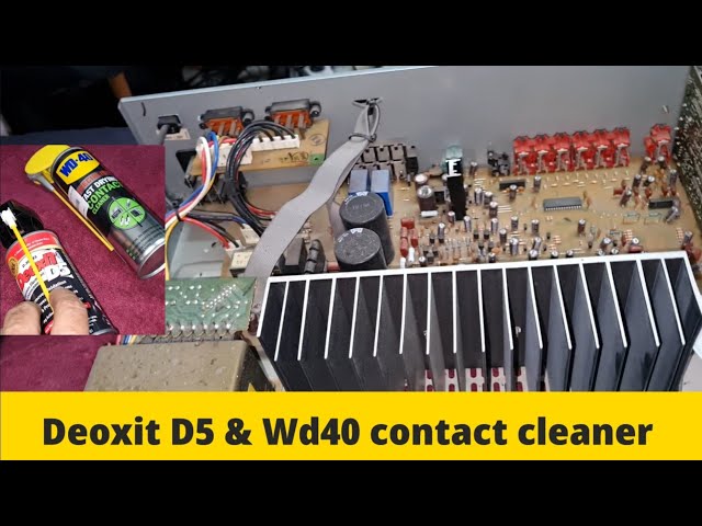 My AUX port is fading out & popping. I switched RCA cables, no difference.  Have you tried WD-40s contact cleaner? Does it compare to Deoxit contact  cleaner? : r/vintageaudio