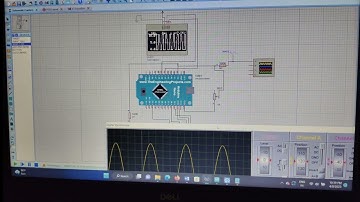 Simulation on Proteus of Mini Oscilloscope