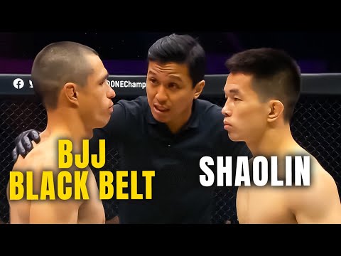 When A BJJ Black Belt & A Shaolin Monk Meet In MMA 😱