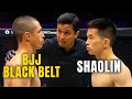 When a bjj black belt  a shaolin monk meet in mma 