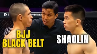 When A BJJ Black Belt & A Shaolin Monk Meet In MMA 😱 screenshot 4