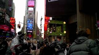 タイムズスクウェアが桜に染まる