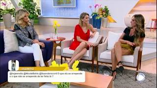 Nicole Bahls responde perguntas dos internautas no Hoje em Dia
