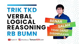 Auto Mahir TKD Verbal Logical Reasoning | RB BUMN 2024