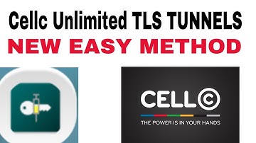 How To Create Cellc TLS TUNNELS EASY METHOD (UNLIMITED FILE)