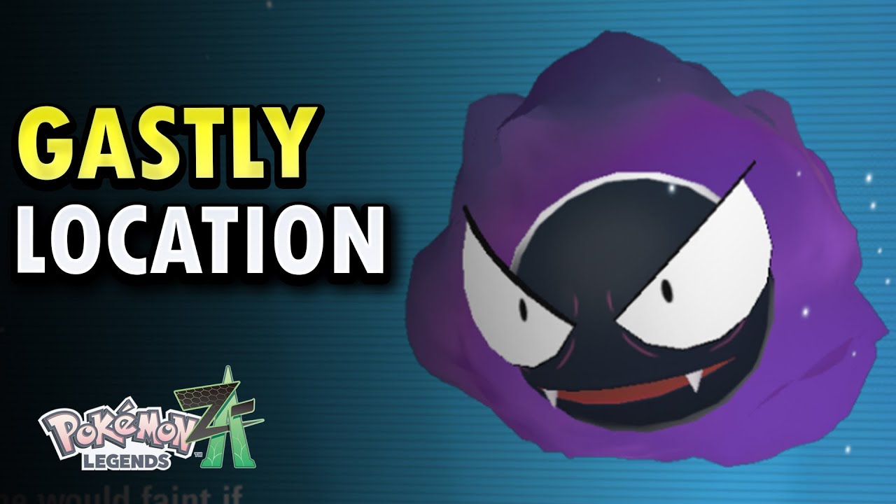 Gastly Location Pokemon Legends Z-A Pokedex 065 - YouTube