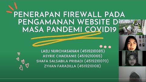 Pengamanan website dengan Web Application Firewall (WAF) KTI Kelompok 03