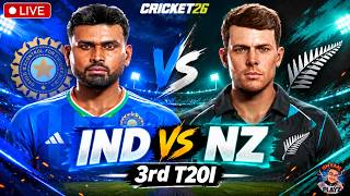 🔴 India vs New Zealand | 3rd T20I Match Live | Cricket 26 Gameplay - Shyam Playz