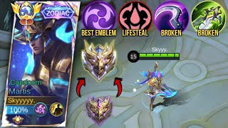 MARTIS GLOBAL TUTORIAL TO RANK UP FASTER ( MARTIS EXP LANE NEW BEST DAMAGE BUILD ) MLBB