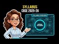 New Class 12 Computer Science Syllabus CBSE 2025-26 Explained | Tuition Walli Detailed Overview
