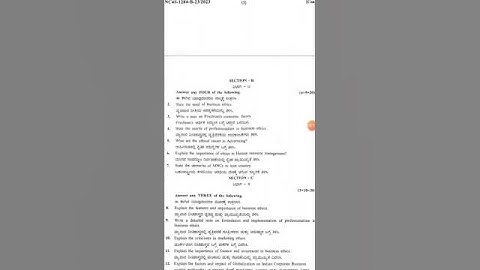 business ethics open  elective paper 4th sem b.com #nep #mysoreuniversity #bcomnotes