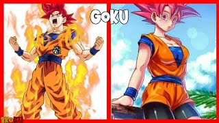 Dragon Ball Z Personajes Si Fueran Mujeres
