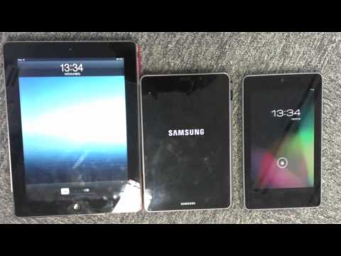 The New iPad vs GalaxyTab7.7 vs Nexus7