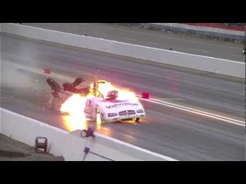 Jack Beckman NHRA Funny Car Explosion