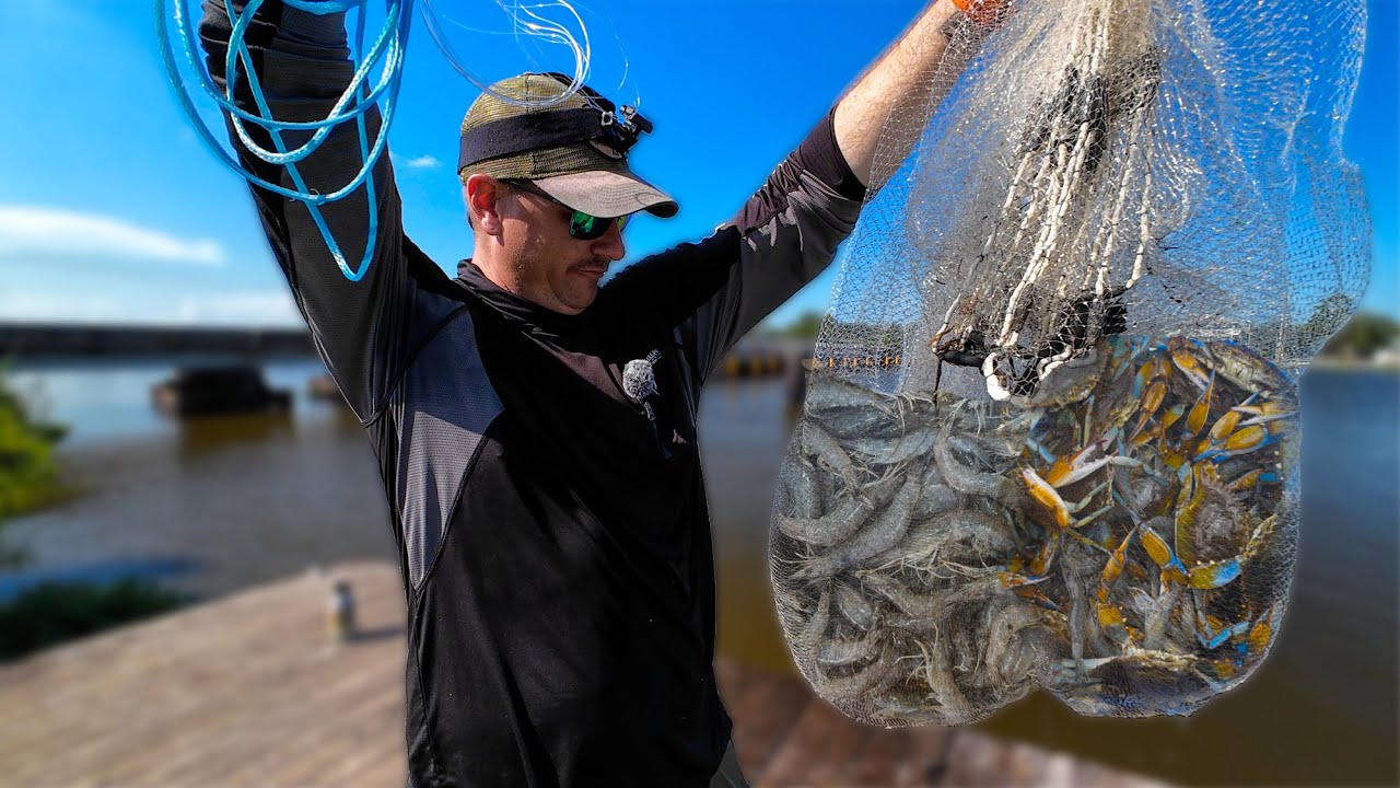 Catching my own Ingredients from the Bayou to make a Gourmet Meal