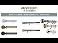 How to assemble quickfit curtain rods and poles