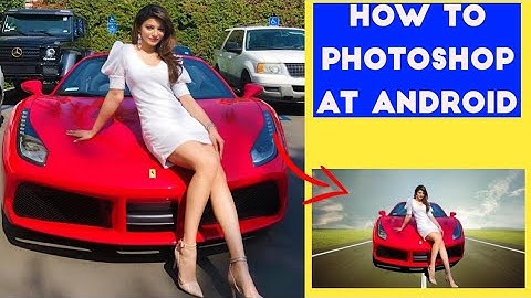 Photo Editing Android Mobile || Change The Background at PS touch Mobile