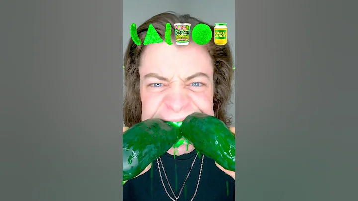 Giant Pickle Food ASMR!? 🥒🤤 thumbnail