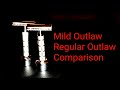 Mild Outlaw Razor and Original Outlaw Razor Comparison.