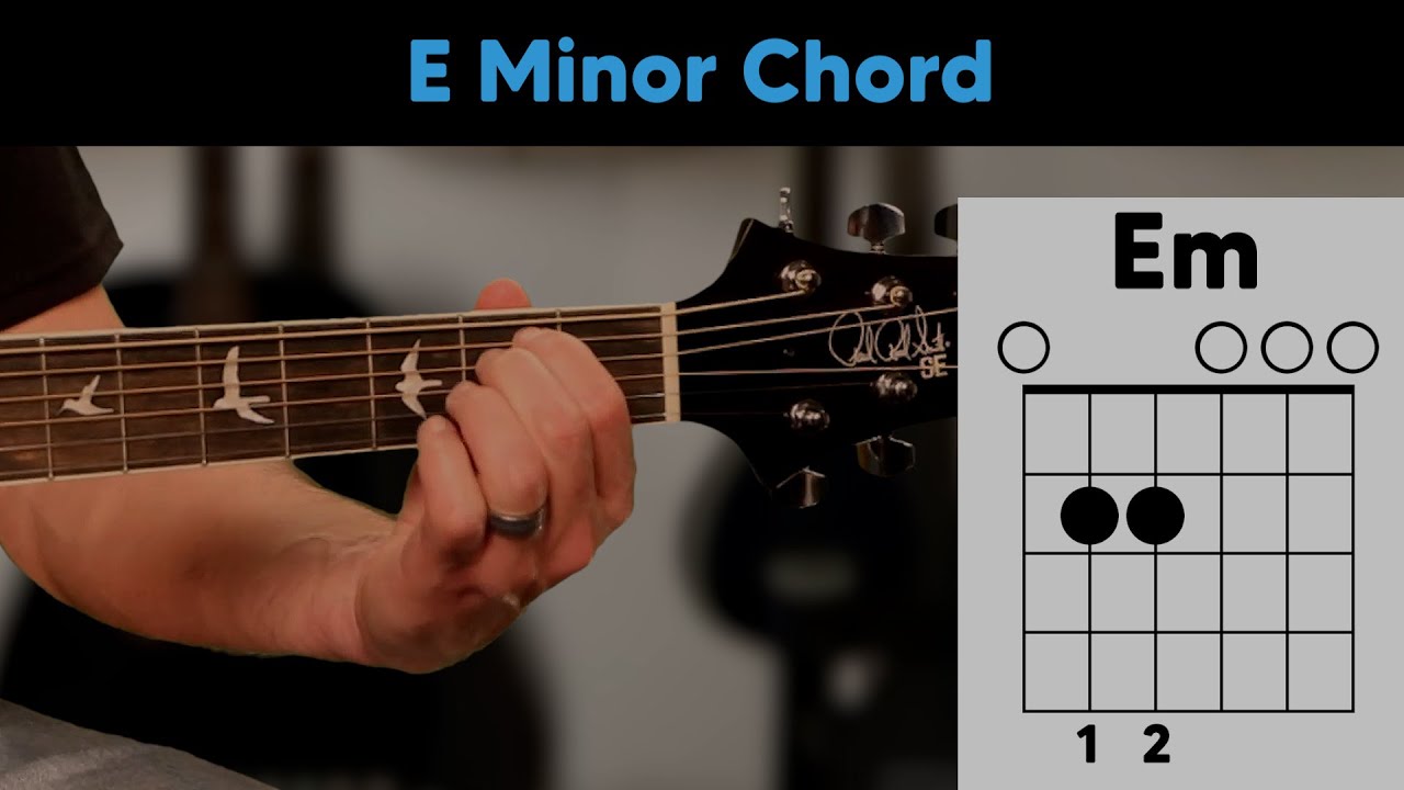 Beginner Acoustic Guitar: Em Chord - YouTube