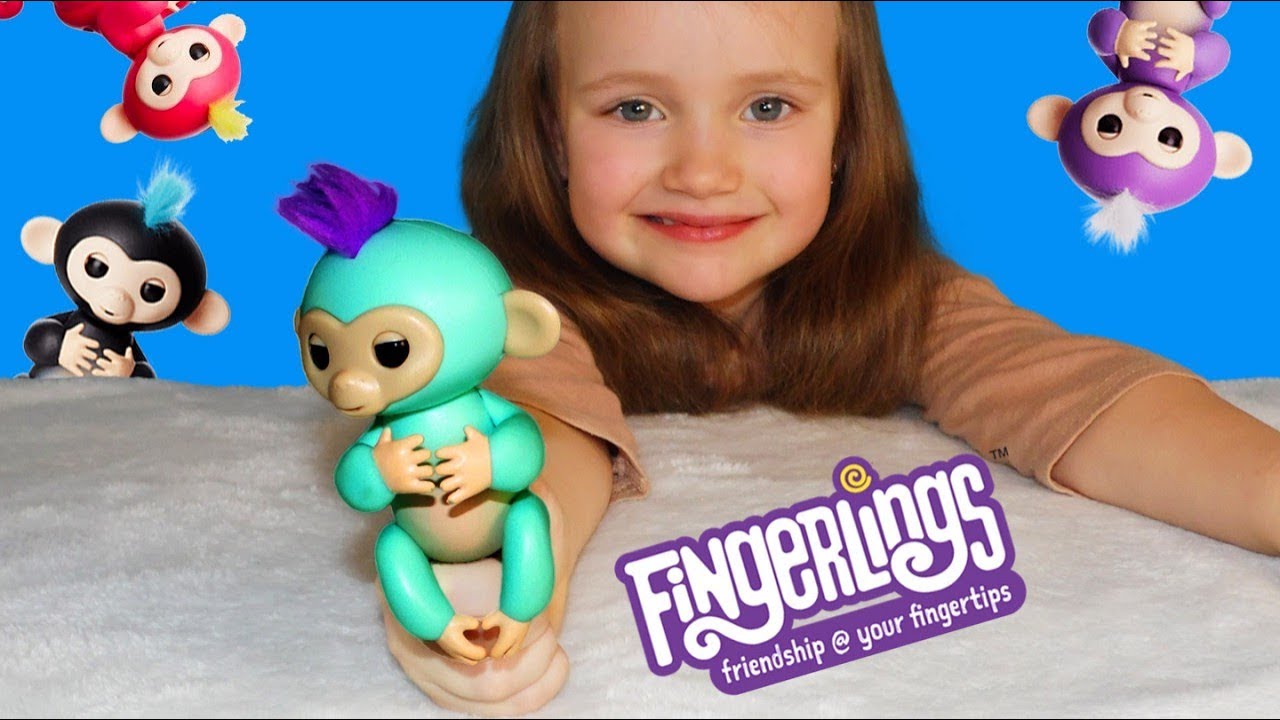 Обезьянка FINGERLINGS Зои Обзор и распаковка / Как отличить ОРИГИНАЛ от подделки / Есения малышка