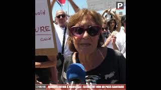 Manifestation à Marseille : ils disent non au pass sanitaire
