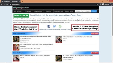 Music Entertainment ( Audio & Video Support ) SkyiTech Script Latest Version v7.4 - Copy of BigSongs