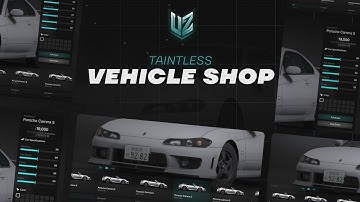Fivem Vehicle Shop | Dealerships | Fivem Script (qbcore, esx, qbox)