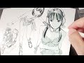 drawing on iPad : CLIP STUDIO PAINT PROで息抜きスケッチ