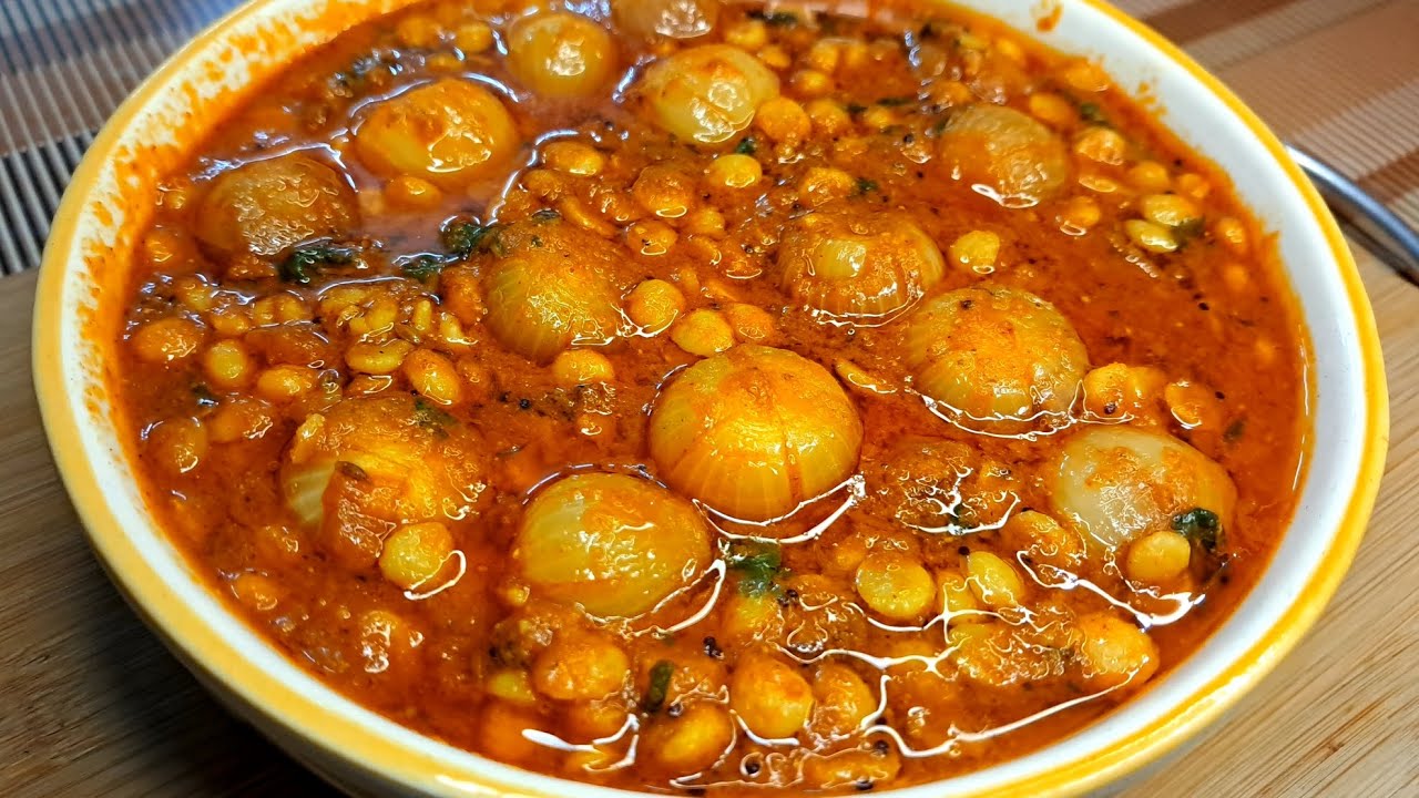 साबुत प्याज़ वाली चना दाल की सब्ज़ी | Quick & Tasty