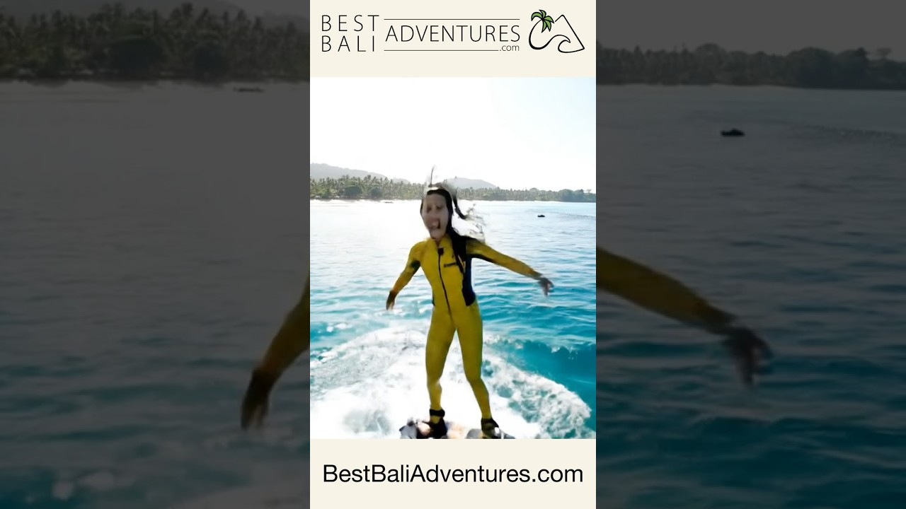 Bali Flyboard Thrills: Girl Soars! 🚀 |Best Bali Adventures