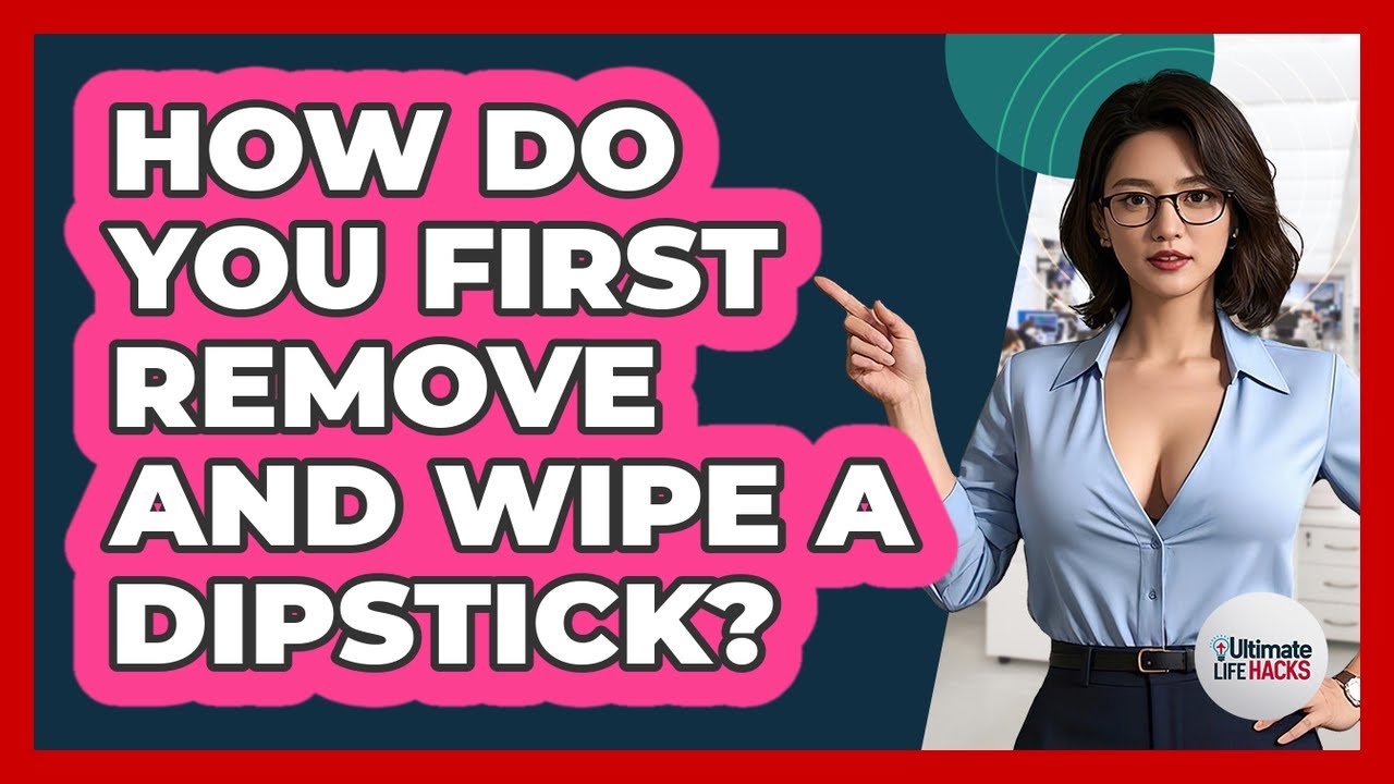 How Do You First Remove And Wipe A Dipstick?