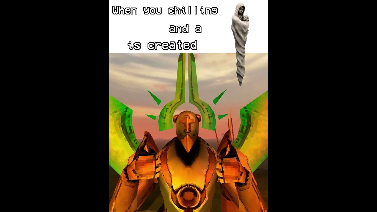 When u chilling and a significant being starts talking 