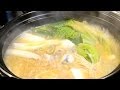 鍋の王様、アンコウ鍋の作り方　　How to make anko nabe (monk-fish hot pot)
