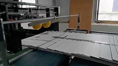 Automatic casting type high speed flute laminator with flip flop stacker runs smoothly