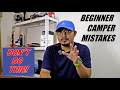 Beginner camper mistakes camping malaysia