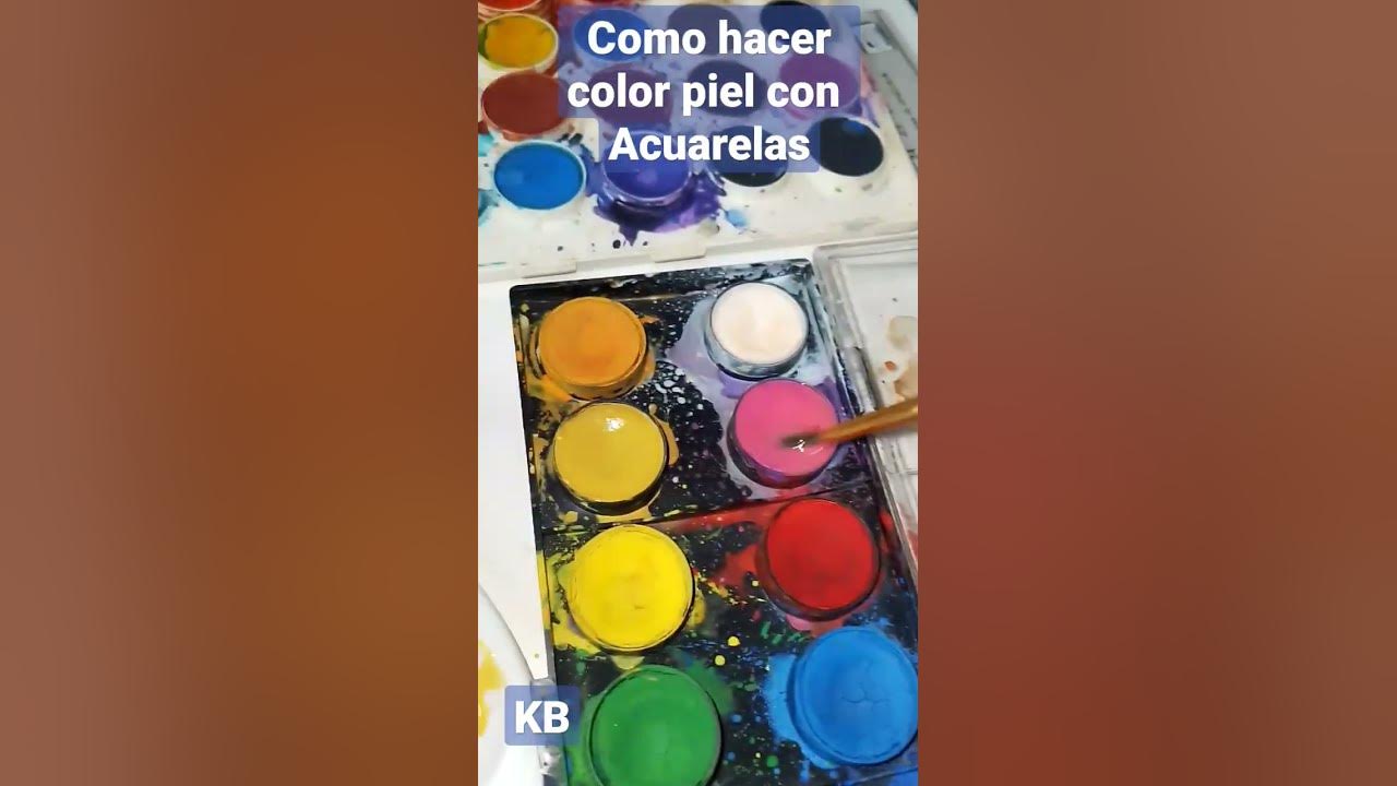 Como hacer color piel con #Acuarelas #fabellcastel #art #arte