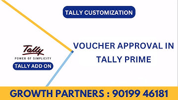 Voucher Approval in Tally Prime - Hindi