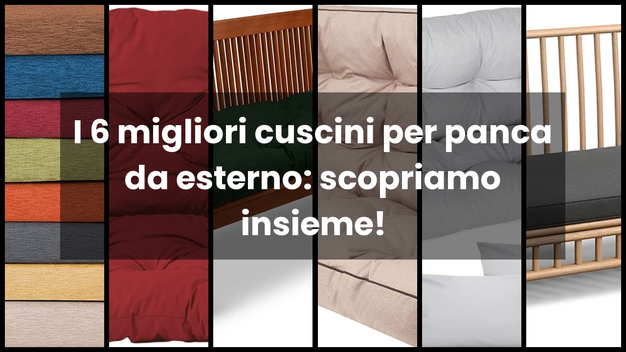 Cuscino Per Panca Per Interni Ed Esterni, Impermeabile, 110/120/150/180 Cm, Per Mobili Da - copertina
